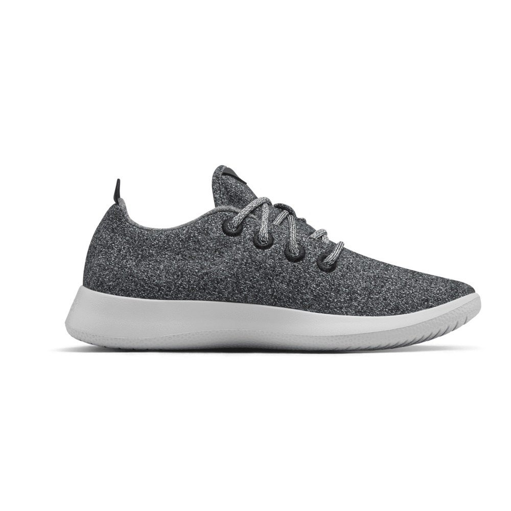 Allbirds Men\'s Sneakers Dark Grey - Wool Runners - 21084UJTO